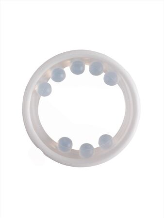 Эрекционное кольцо со стимулирующими шариками сверху и снизу